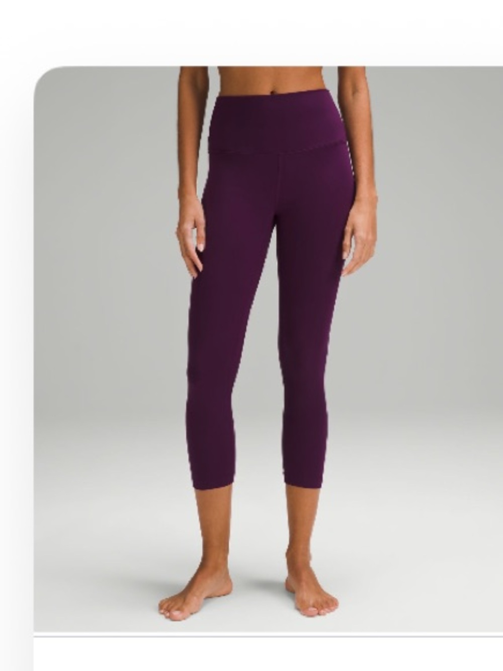 Lululemon align high rise crop 21"